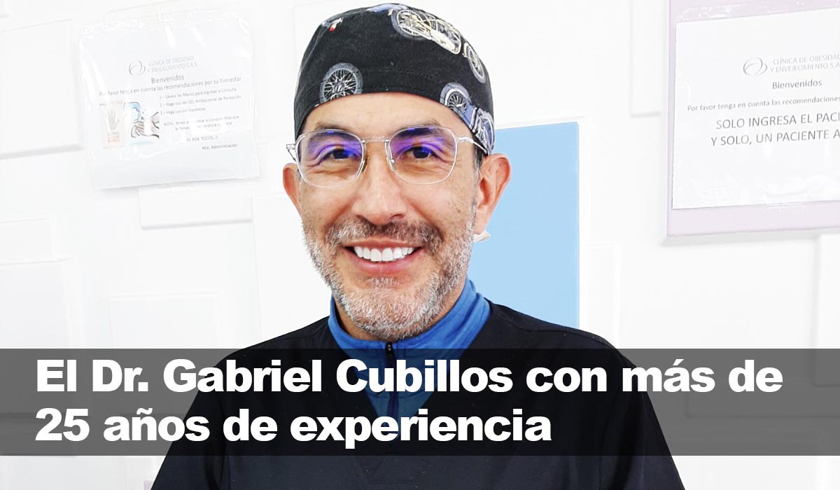 Por más de 25 años el Dr. Gabriel Cubillos, ha destacado los tratamientos para adelgazar