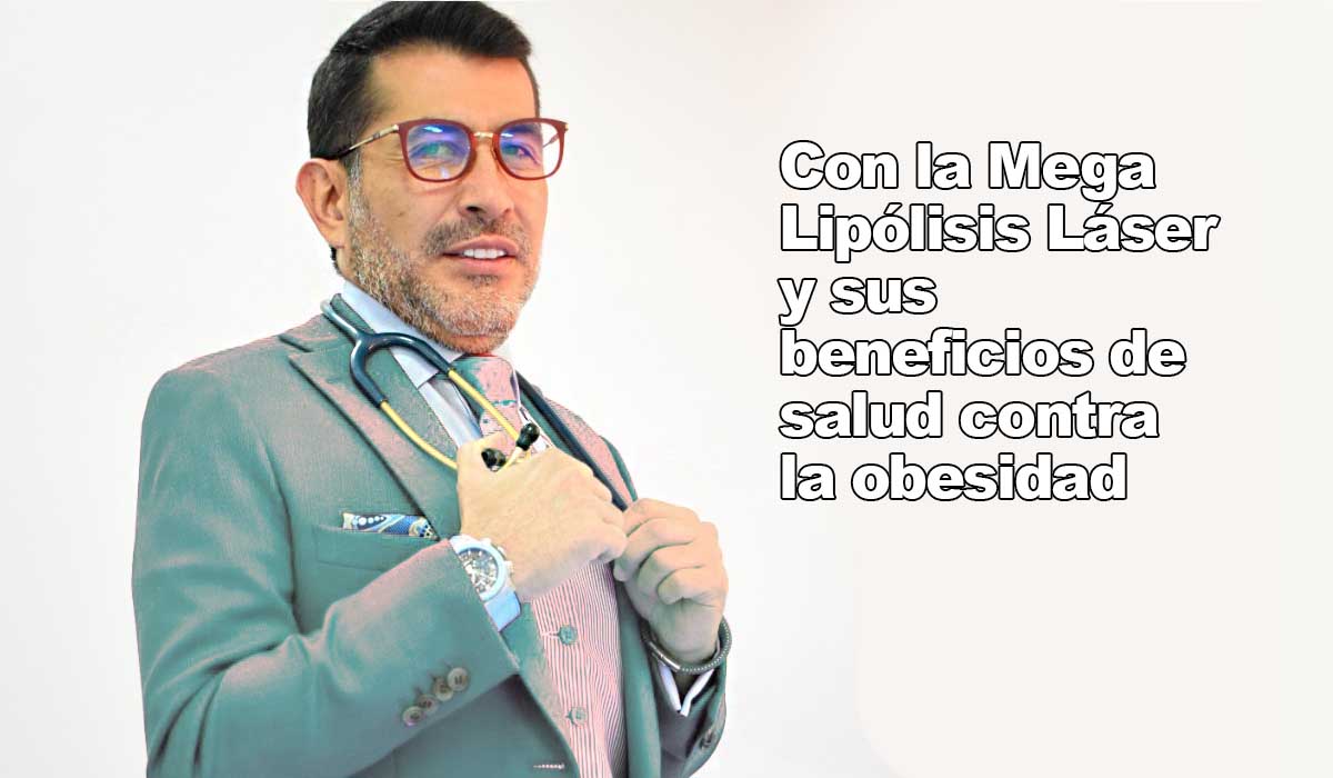 Con la Mega Lipólisis Láser y sus beneficios de salud contra la obesidad